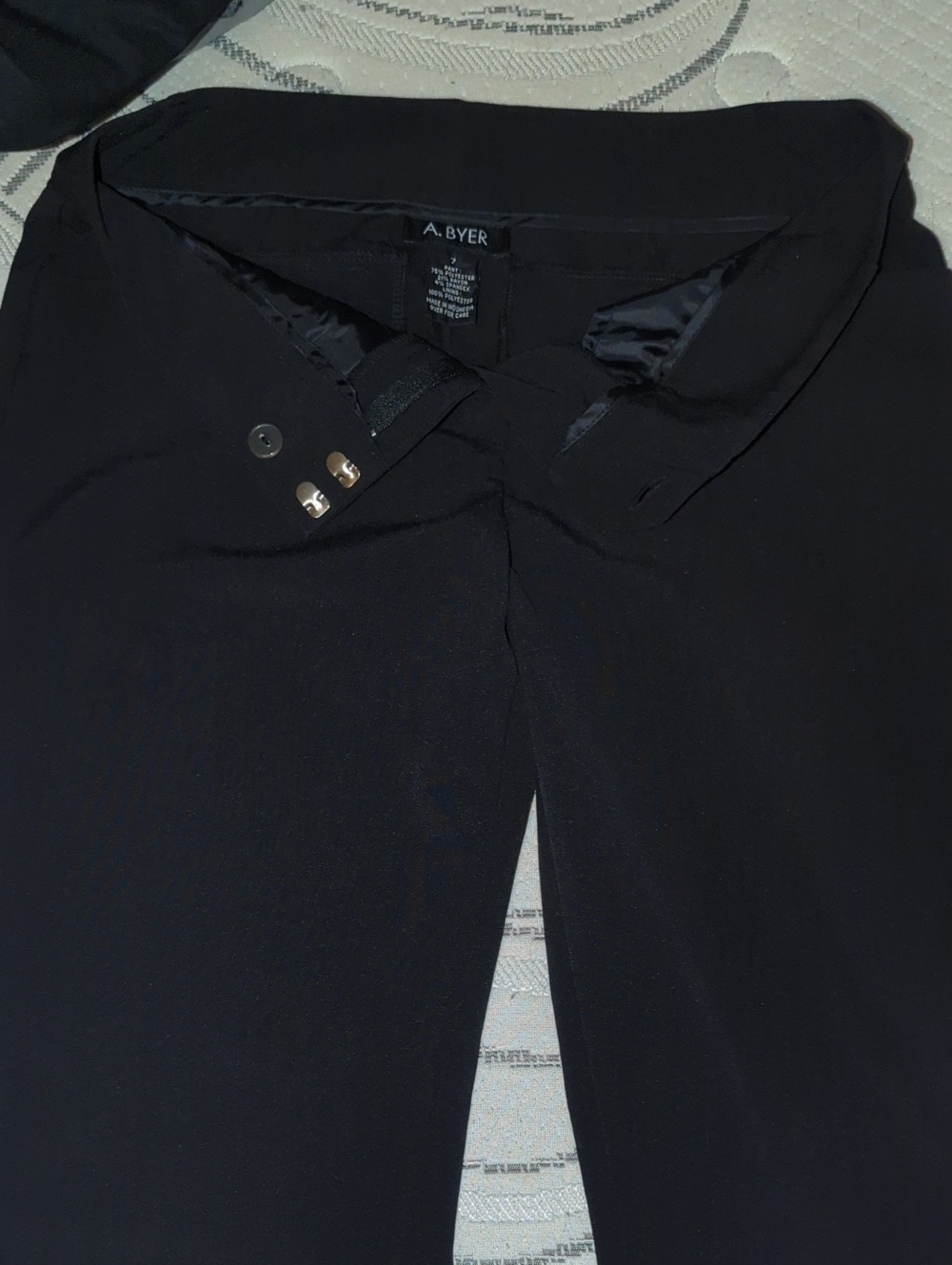 A. Byer Women's Black Dress Slacks